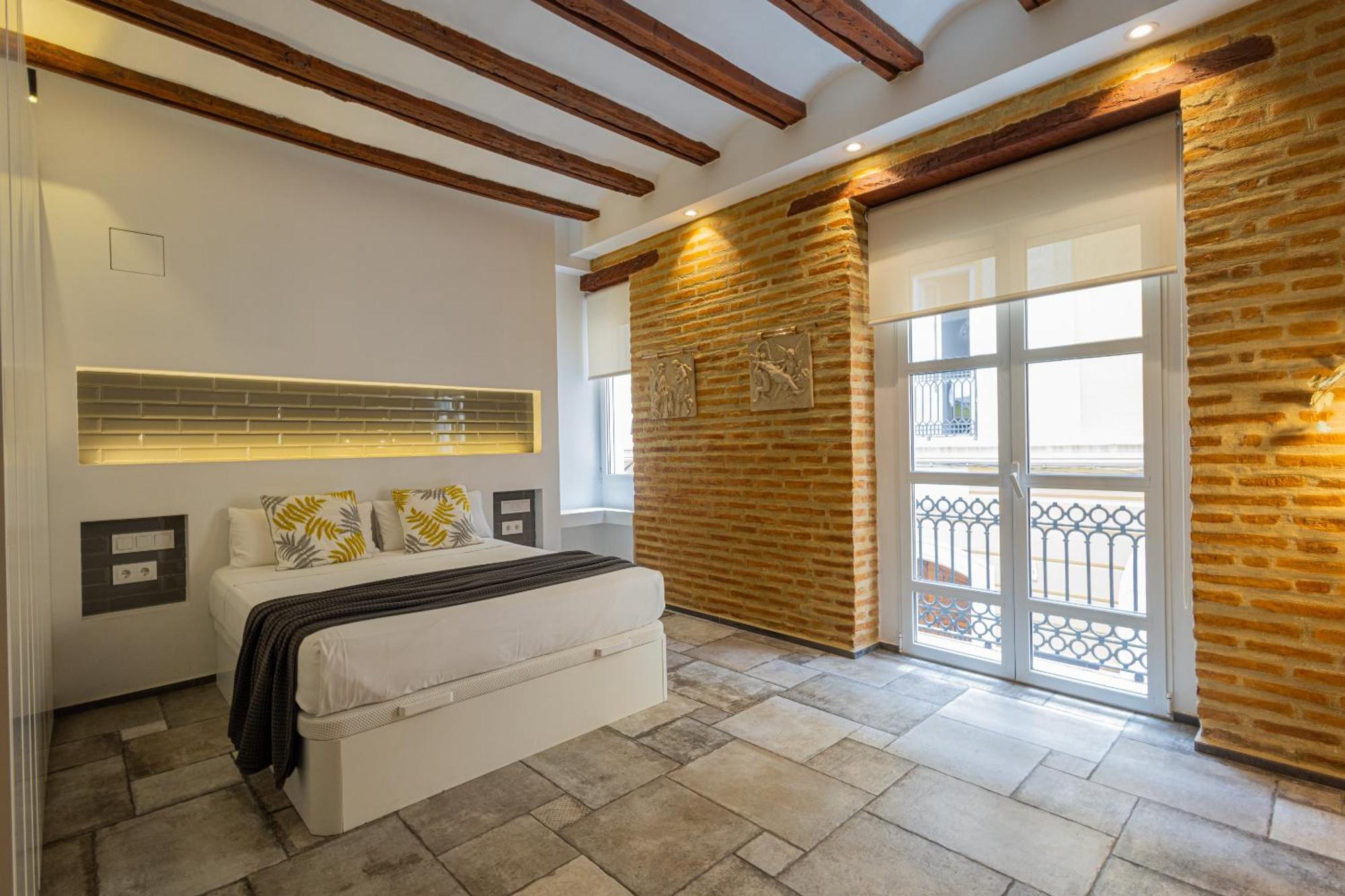 Ferienwohnung Florit Flats - Center Modern 1Br 2Bth Terrace Wi-Fi Ac Valencia Exterior foto