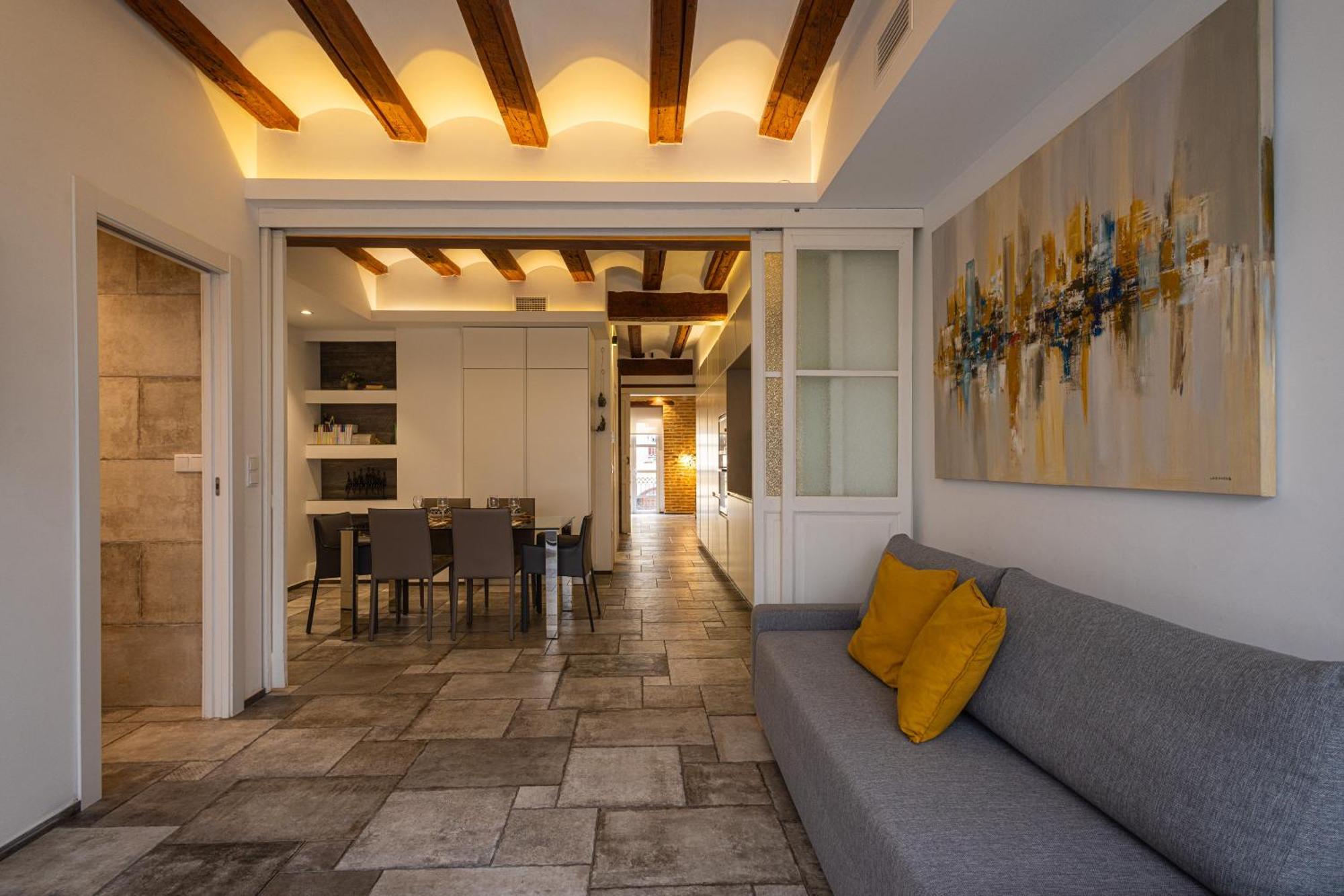 Ferienwohnung Florit Flats - Center Modern 1Br 2Bth Terrace Wi-Fi Ac Valencia Exterior foto