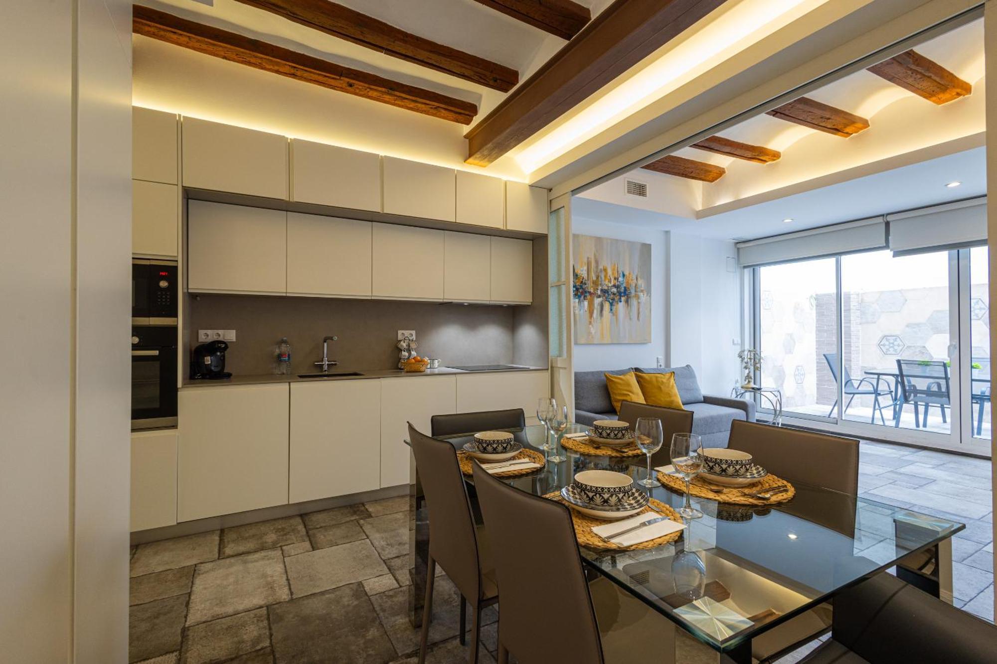 Ferienwohnung Florit Flats - Center Modern 1Br 2Bth Terrace Wi-Fi Ac Valencia Exterior foto