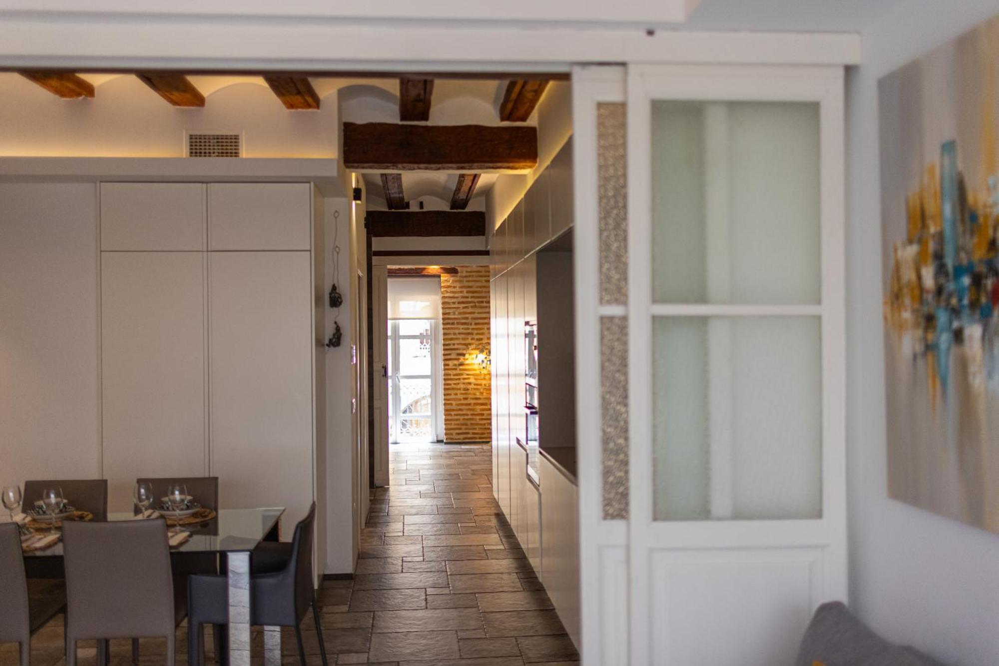 Ferienwohnung Florit Flats - Center Modern 1Br 2Bth Terrace Wi-Fi Ac Valencia Exterior foto