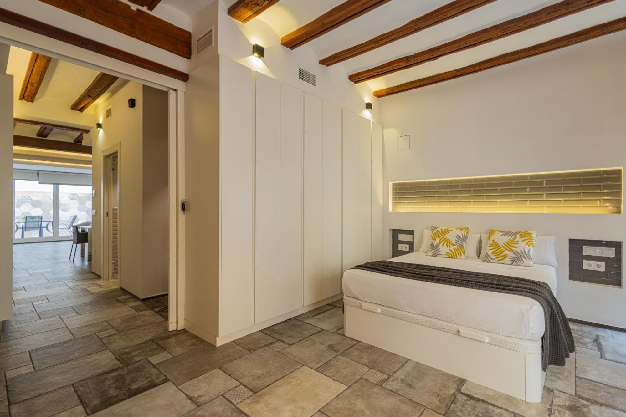 Ferienwohnung Florit Flats - Center Modern 1Br 2Bth Terrace Wi-Fi Ac Valencia Exterior foto