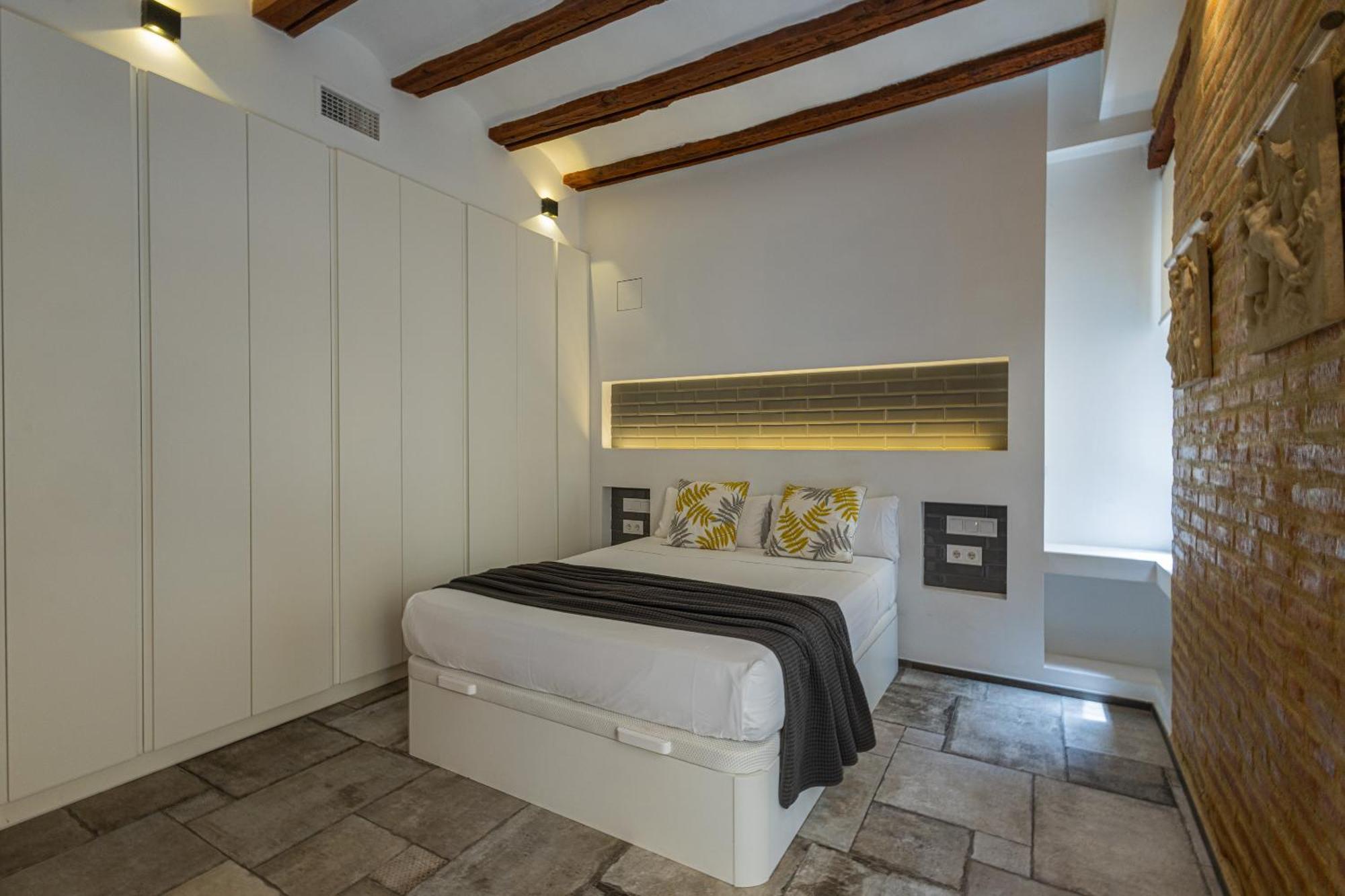 Ferienwohnung Florit Flats - Center Modern 1Br 2Bth Terrace Wi-Fi Ac Valencia Exterior foto