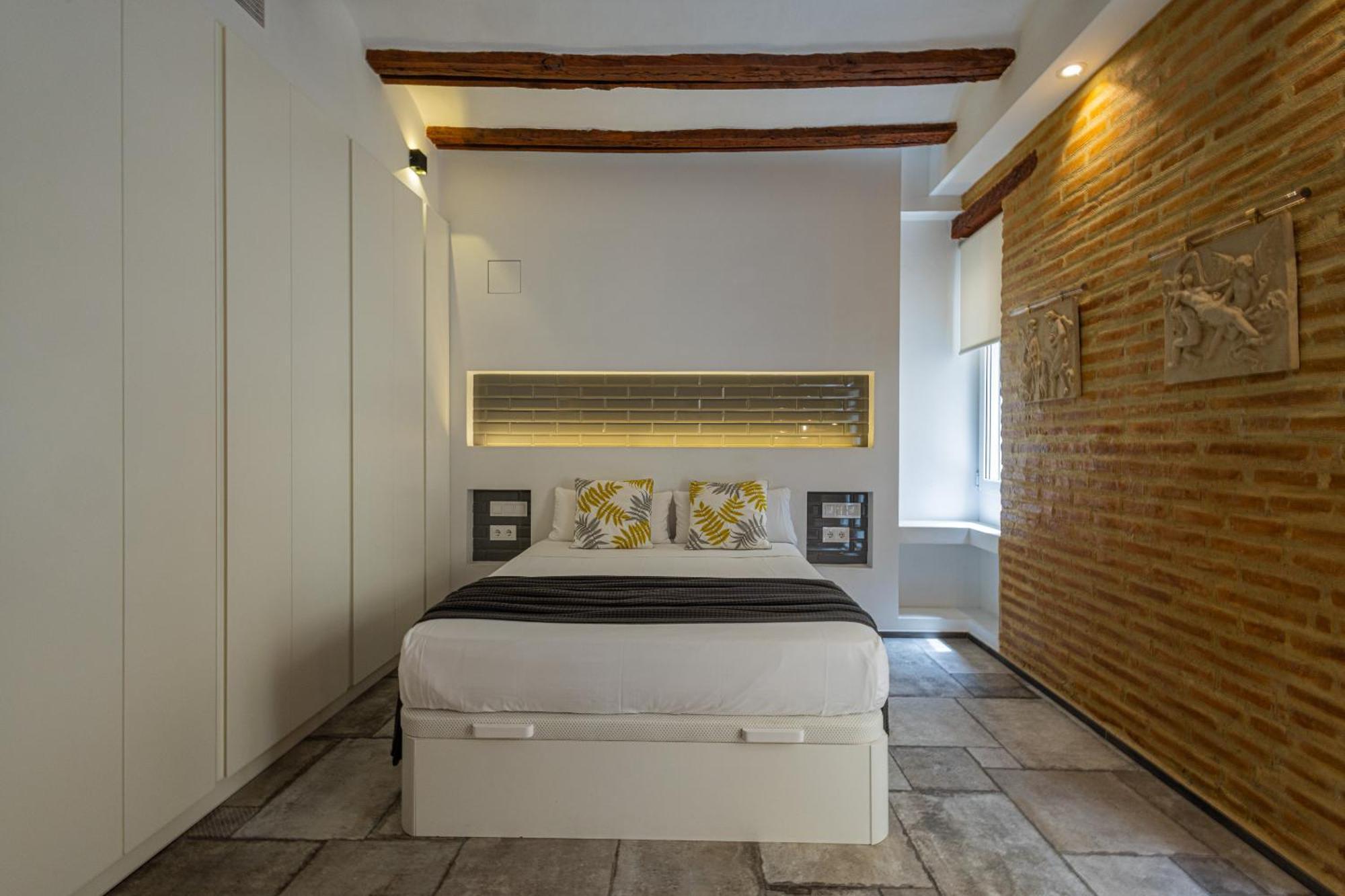 Ferienwohnung Florit Flats - Center Modern 1Br 2Bth Terrace Wi-Fi Ac Valencia Exterior foto